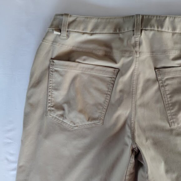LULULEMON ABC Slim-Fit 5 Pocket Khaki Pant Warpstreme Wrinkle Resistant 34 - Picture 12 of 16